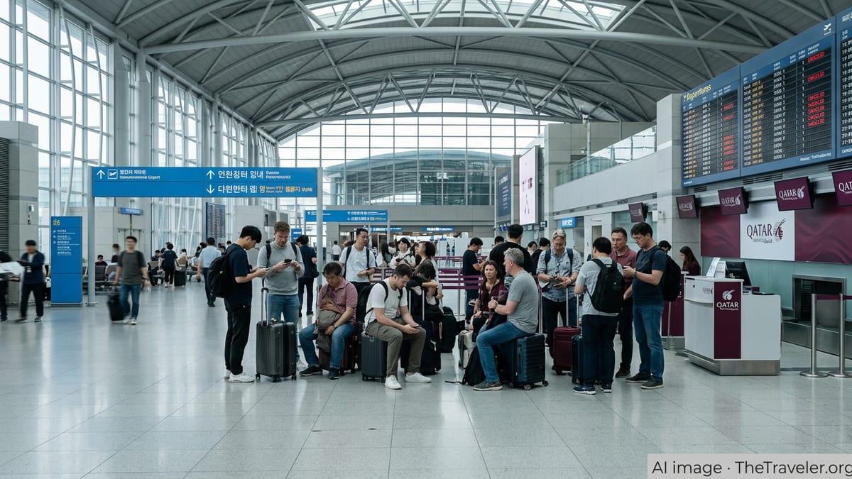 Qatar Airways Cancellations Strand Travelers at Seoul Incheon