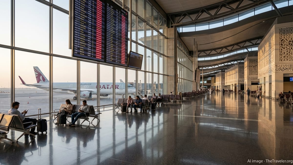 Qatar Airways Halts Doha Flights as Gulf Airspace Tightens