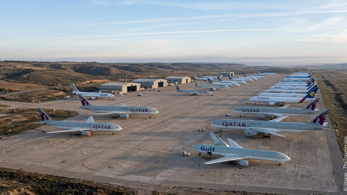 Qatar Crisis Sends Grounded Gulf Aircraft to Spain’s Teruel Hub