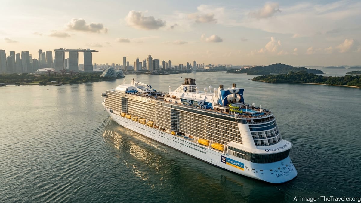 Quantum of the Seas to Rehome in Singapore for 2027-28