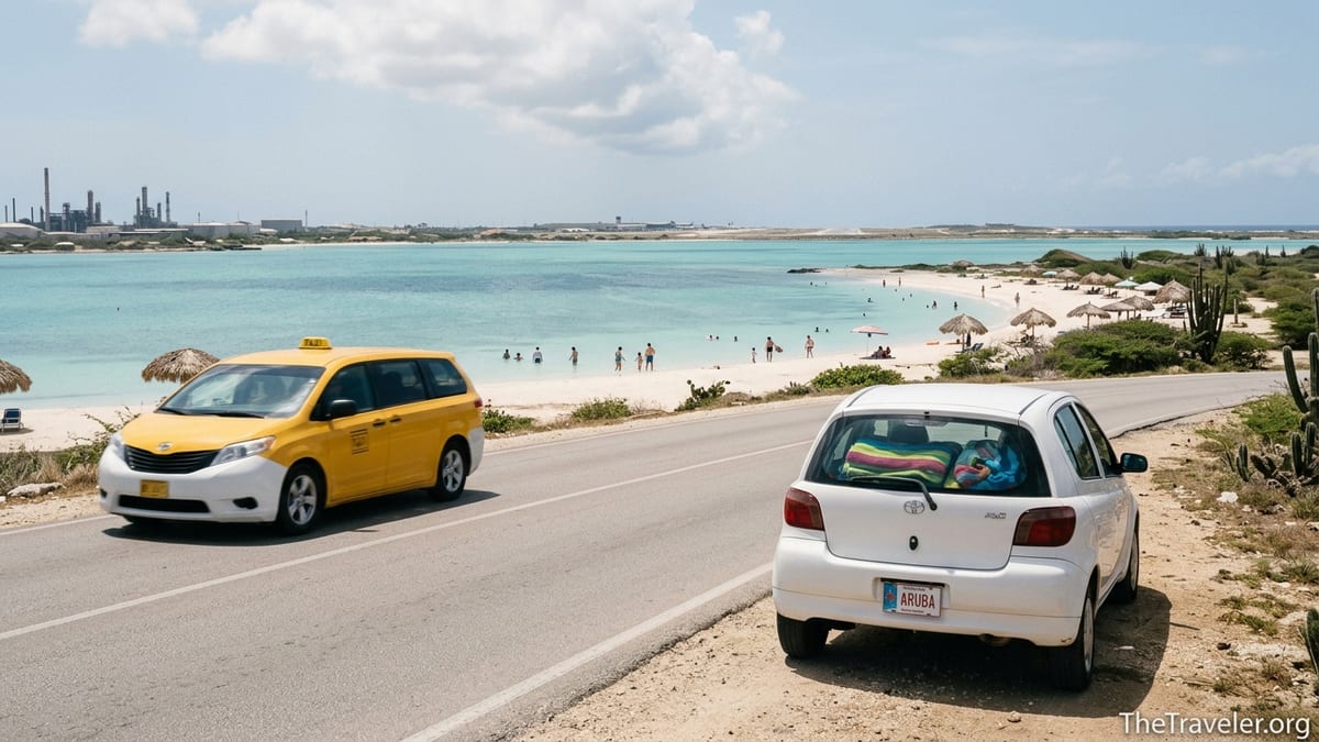 Queen Beatrix Airport to Baby Beach: Smart Routes South