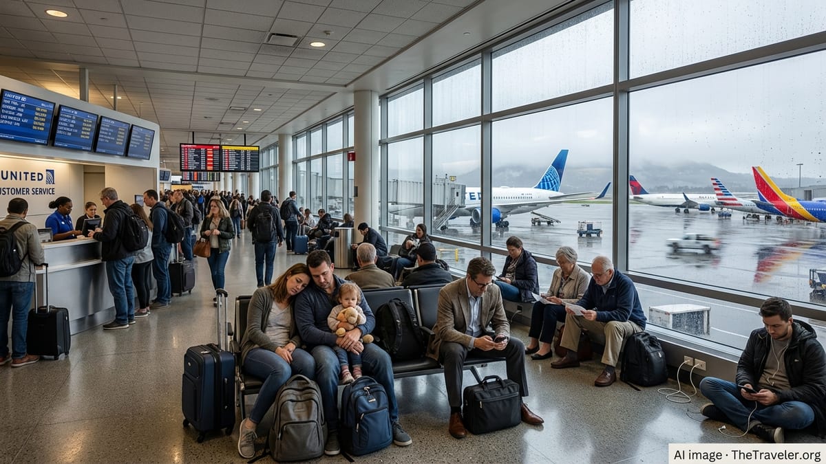 Weather, FAA Ground Delays Snarl 269 Flights at San Francisco International Airport