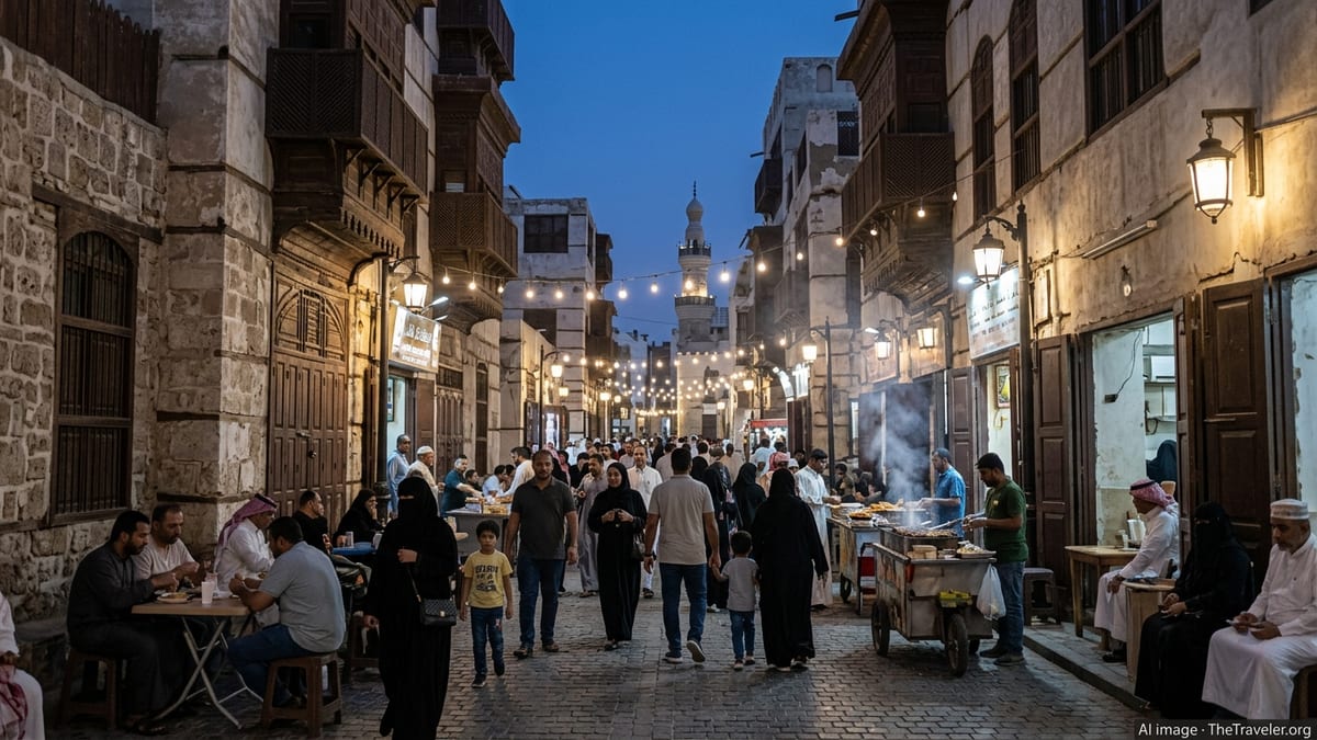 Ramadan Nights Bring Historic Jeddah’s Al-Balad to Life