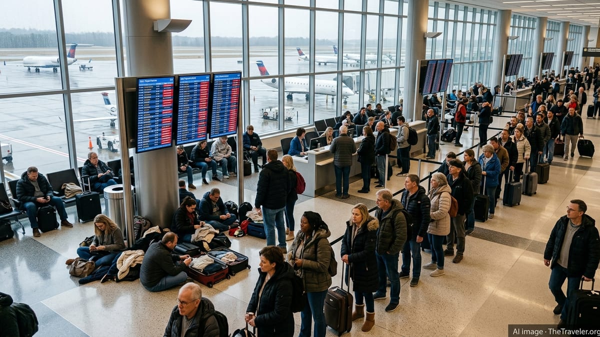 Flight Cancellations Snarl Travel at Raleigh–Durham Airport