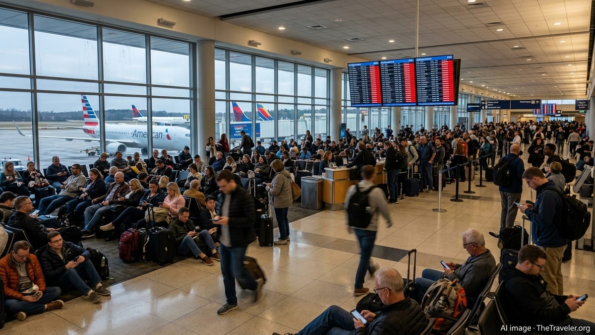 Dozens of Flights Disrupted Leave RDU Travelers Stranded