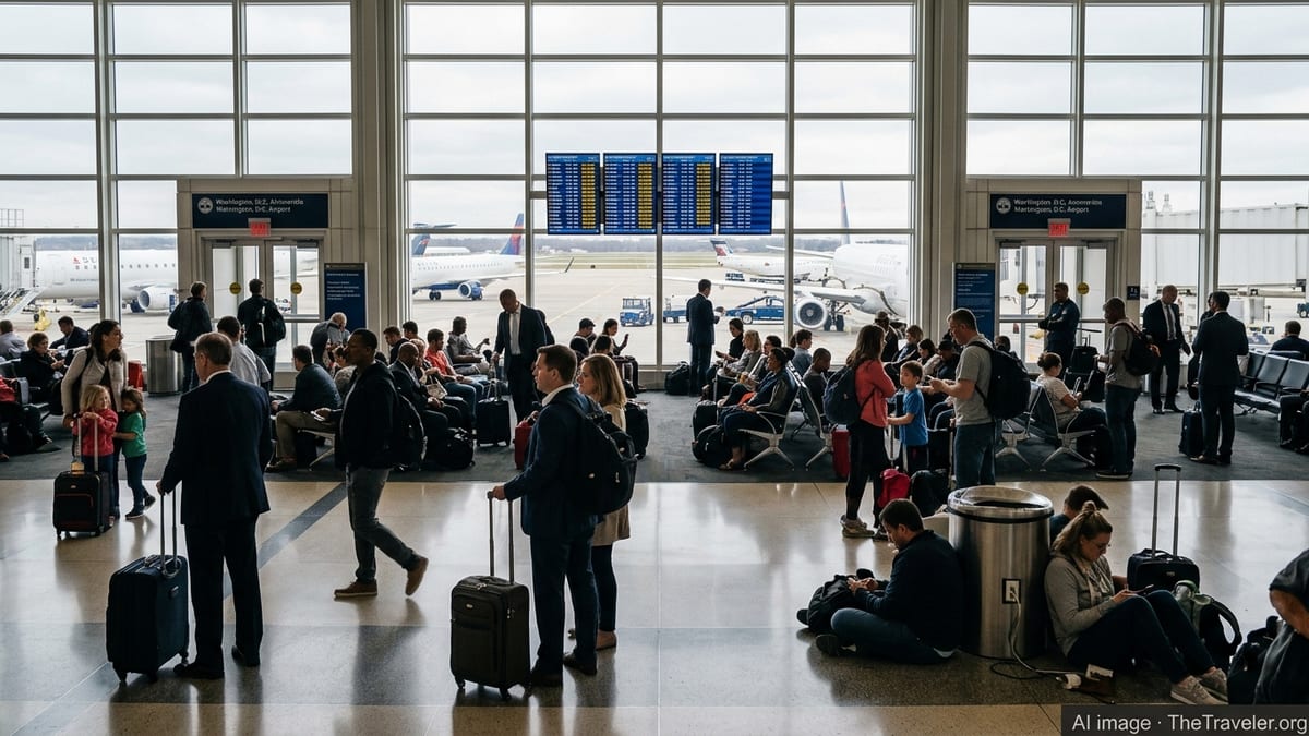 Delays Mount at Reagan National as Weather Snarls U.S. Routes