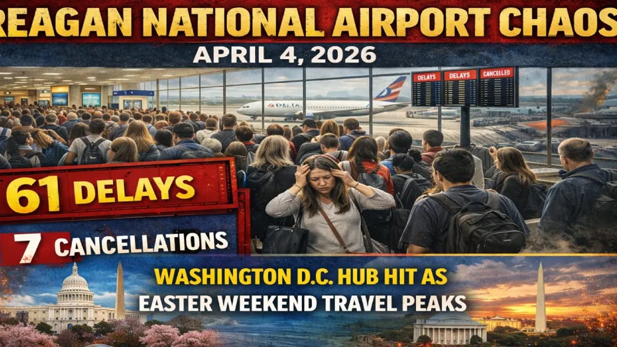 Reagan National Disruptions Strain American Airlines Hub