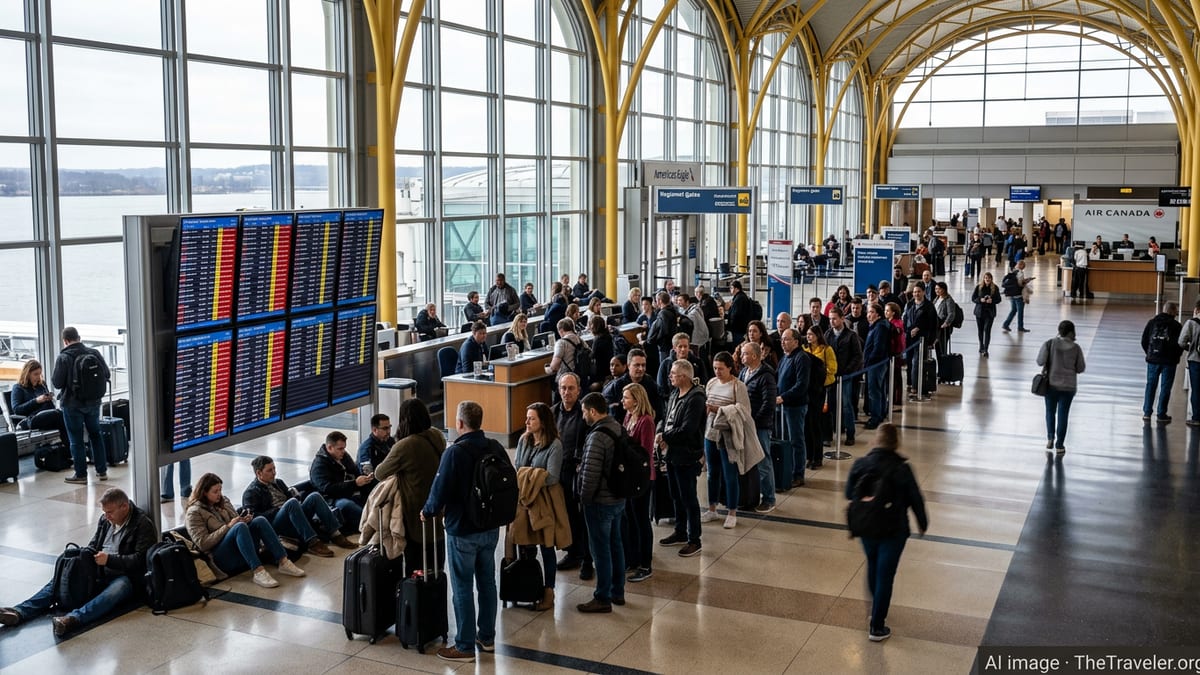 Regional Carriers Snarl Travel at Reagan National Airport