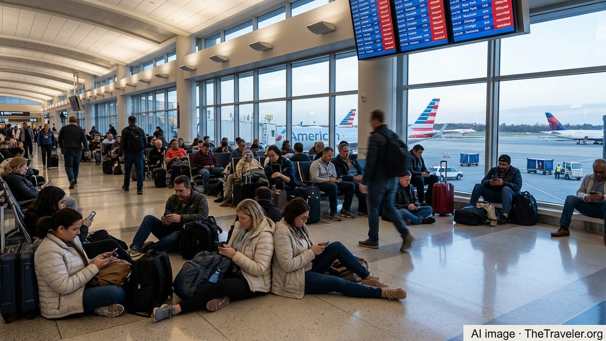 Mass Delays Strand Travelers at Reagan National Airport