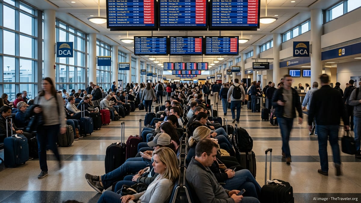 Mass Disruptions at Reagan National Strand Hundreds of Flyers