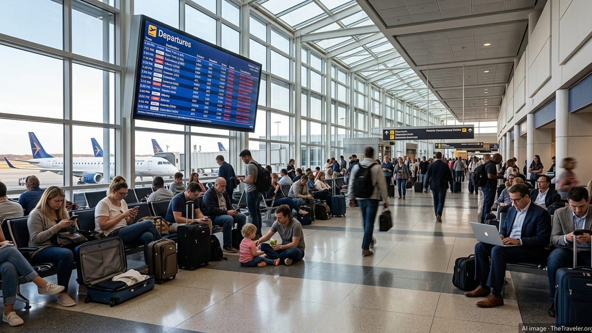 Republic Flight Disruptions Snarl Travel at Reagan National