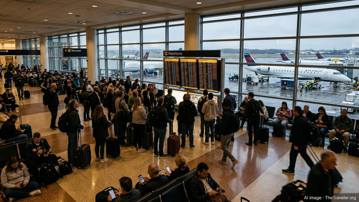 Travel Turmoil at Reagan National as Republic Flights Disrupted