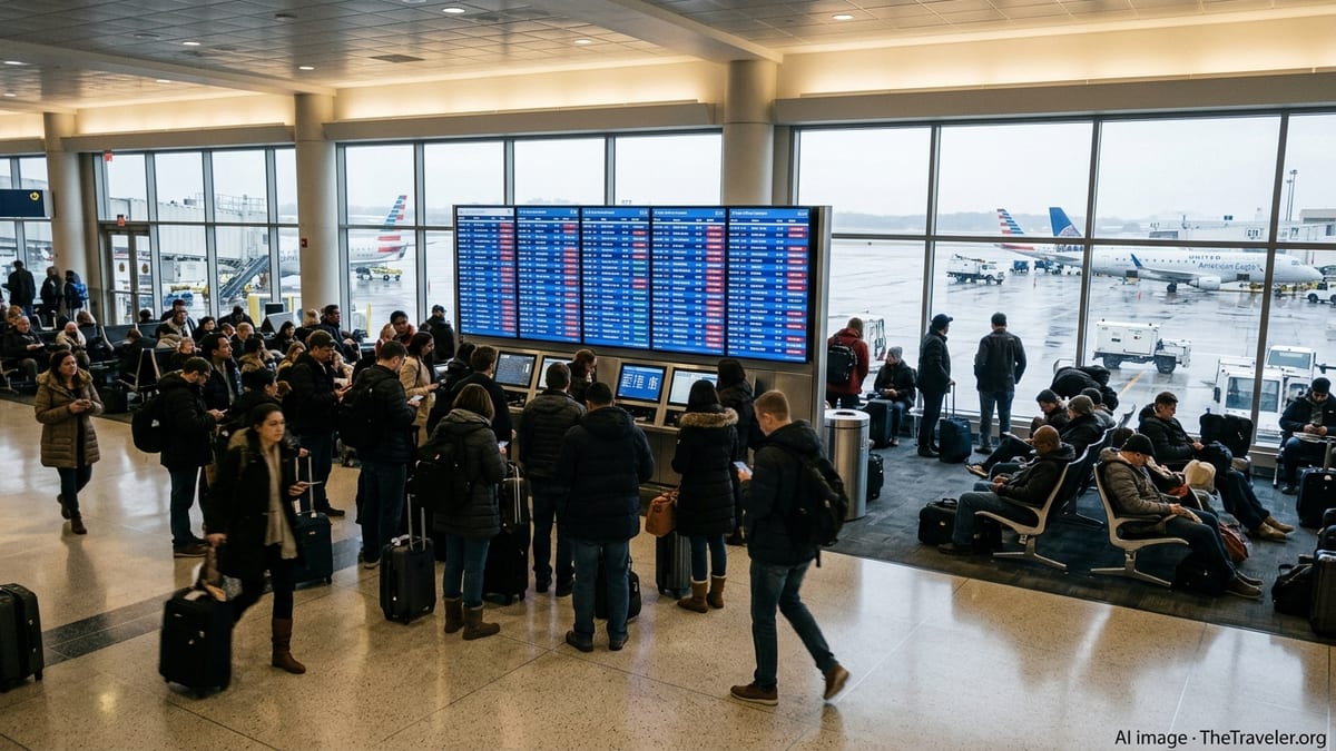 Storm Disruptions Strand Travelers at Reagan National