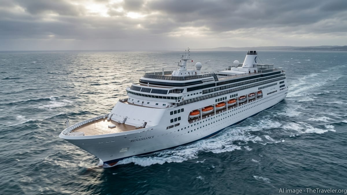 Renaissance Cruise Reroutes in Rough Seas as Cruise Growth Continues
