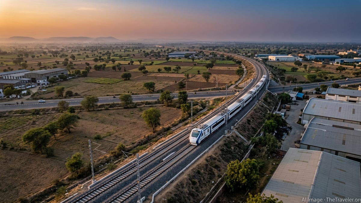 191-km Rewari–Neemrana–Jaipur Rail Link Set to Transform NCR