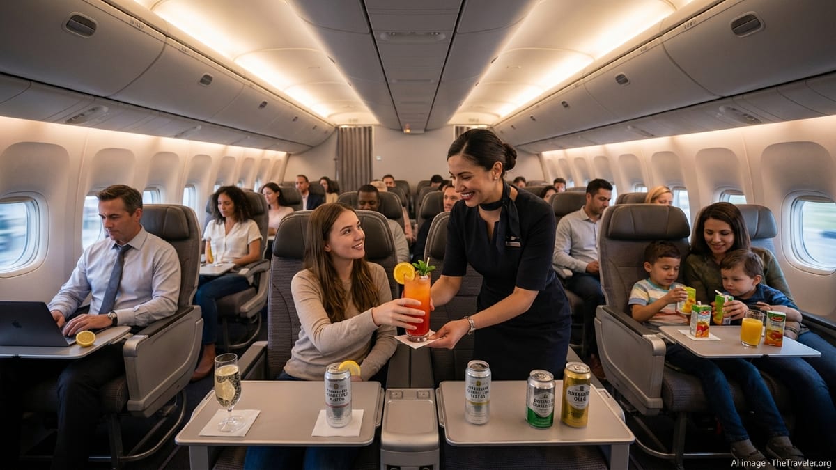 Airlines Embrace Dry Flyers With Expanding Zero-Proof Menus