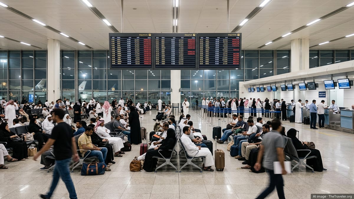 Riyadh Airport Chaos as Cancellations Ripple Across Global Routes