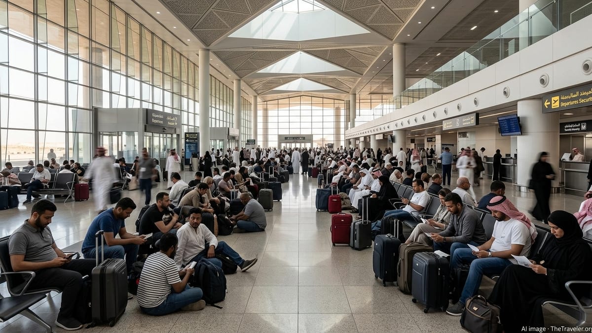 Riyadh Flight Disruptions Leave Travelers Stranded at King Khalid