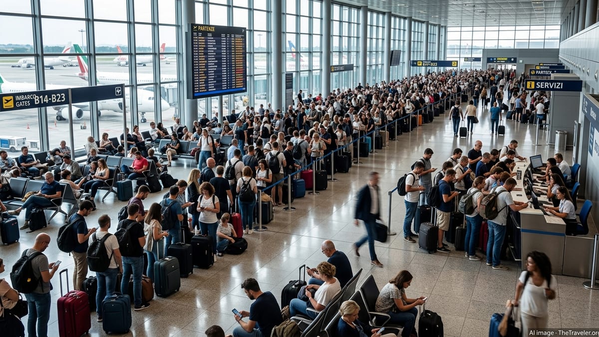 Mass Delays At Rome And Milan Leave Hundreds Of Travellers Stranded