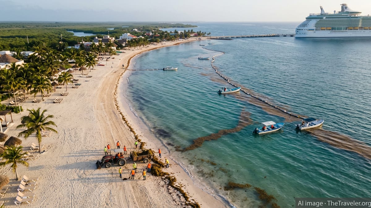 Royal Caribbean Unveils Major Sargassum Plan for Quintana Roo