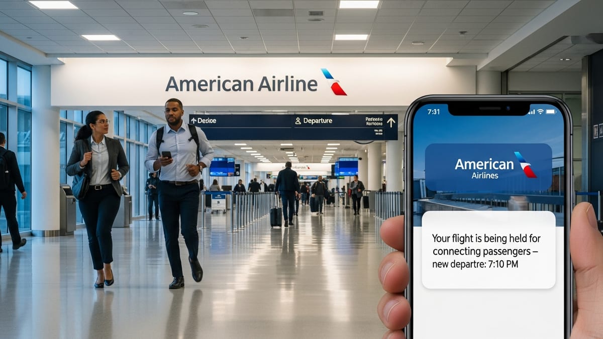 American Airlines Tests AI That Delays Flights to Save Tight Connections