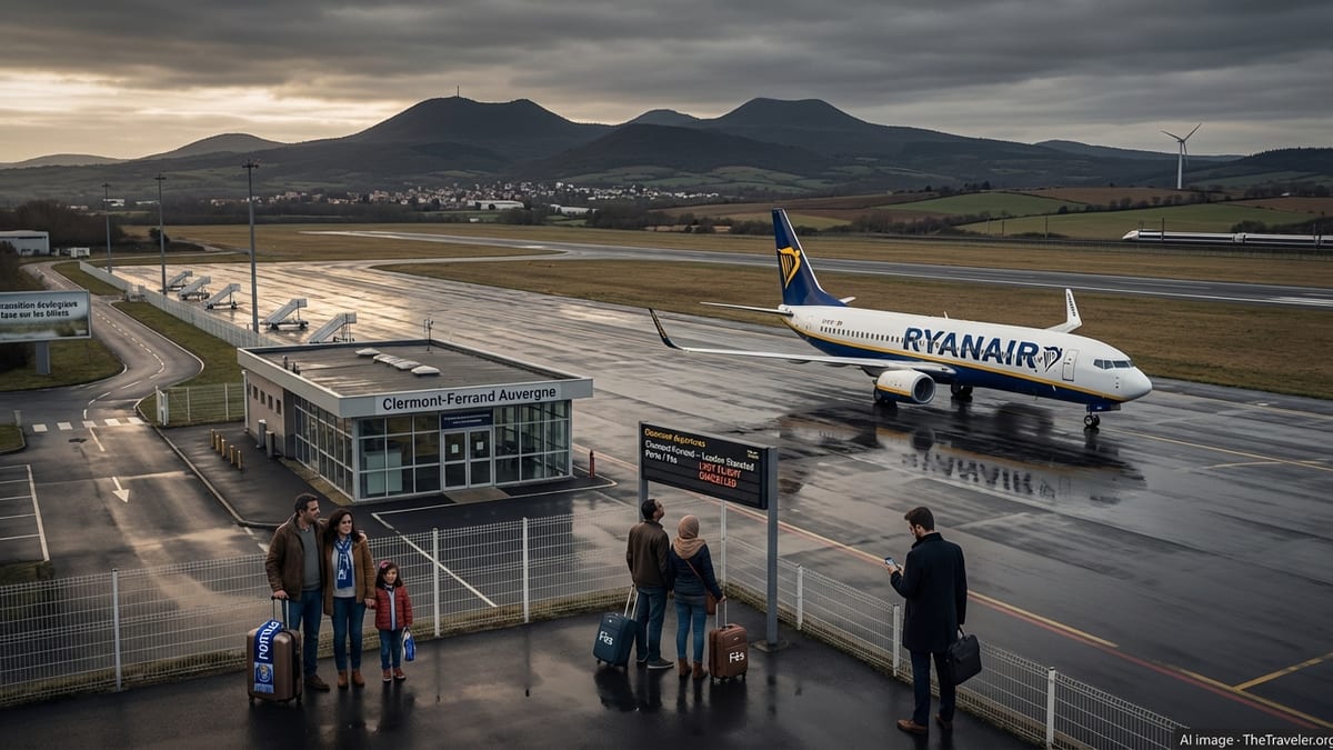Ryanair to Quit Clermont-Ferrand Airport in 2026, Cutting Key UK, Portugal, Morocco Links