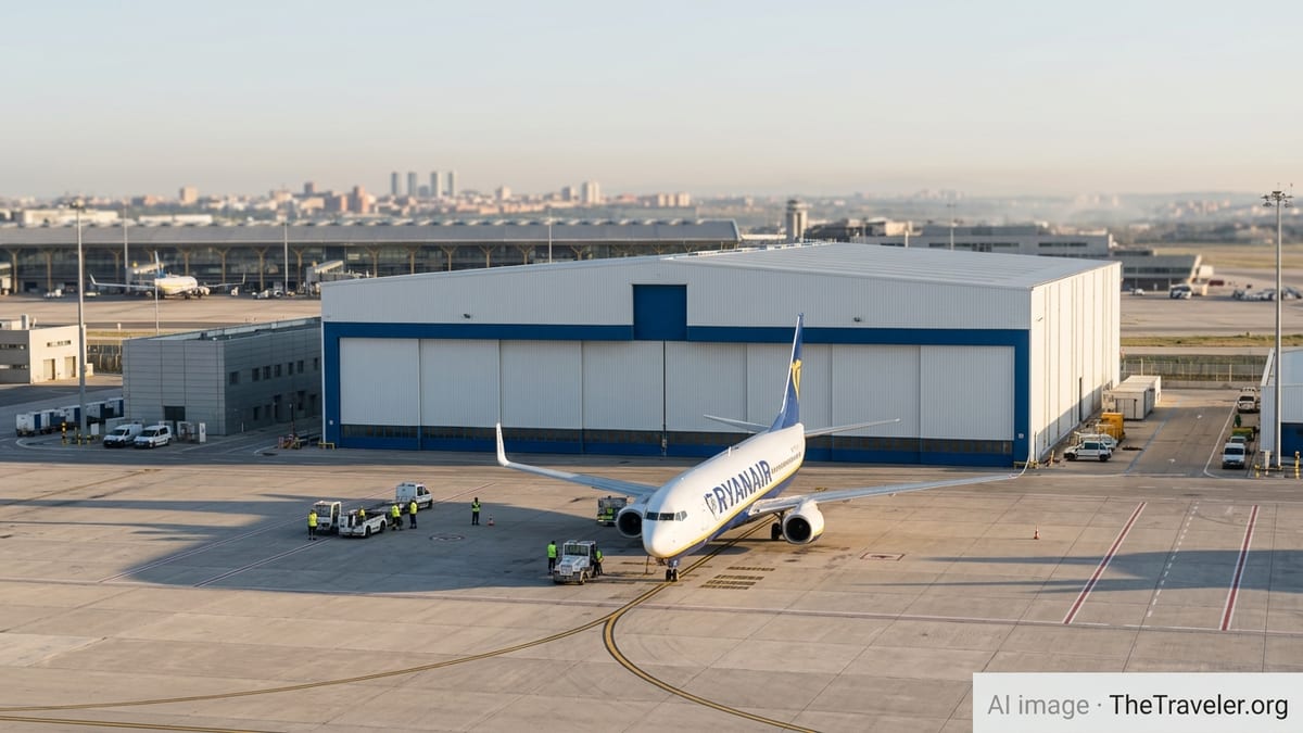 Ryanair’s €25m Madrid Hangar Lifts Spain’s Aviation Ambitions