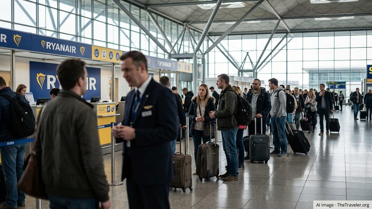 Ryanair Row Over Political Badge at Stansted Fuels Neutrality Debate