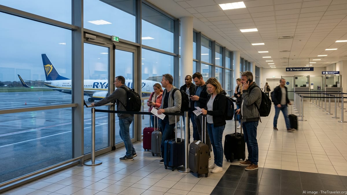 Ryanair Leaves 24 Passengers in Tours After Border Delays