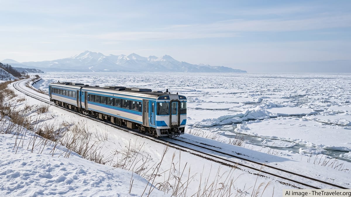 Ride Hokkaido’s Ryuhyo Monogatari Train Through a Sea of Ice