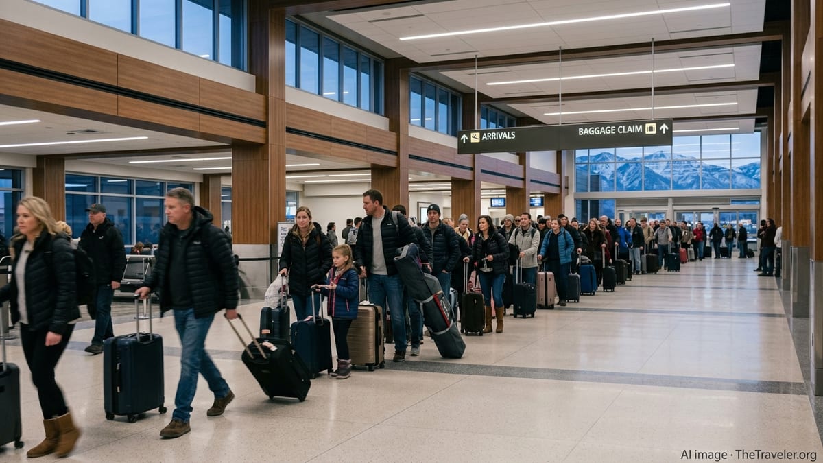 Massive Arrival Delays Snarl Travel at Salt Lake City Airport