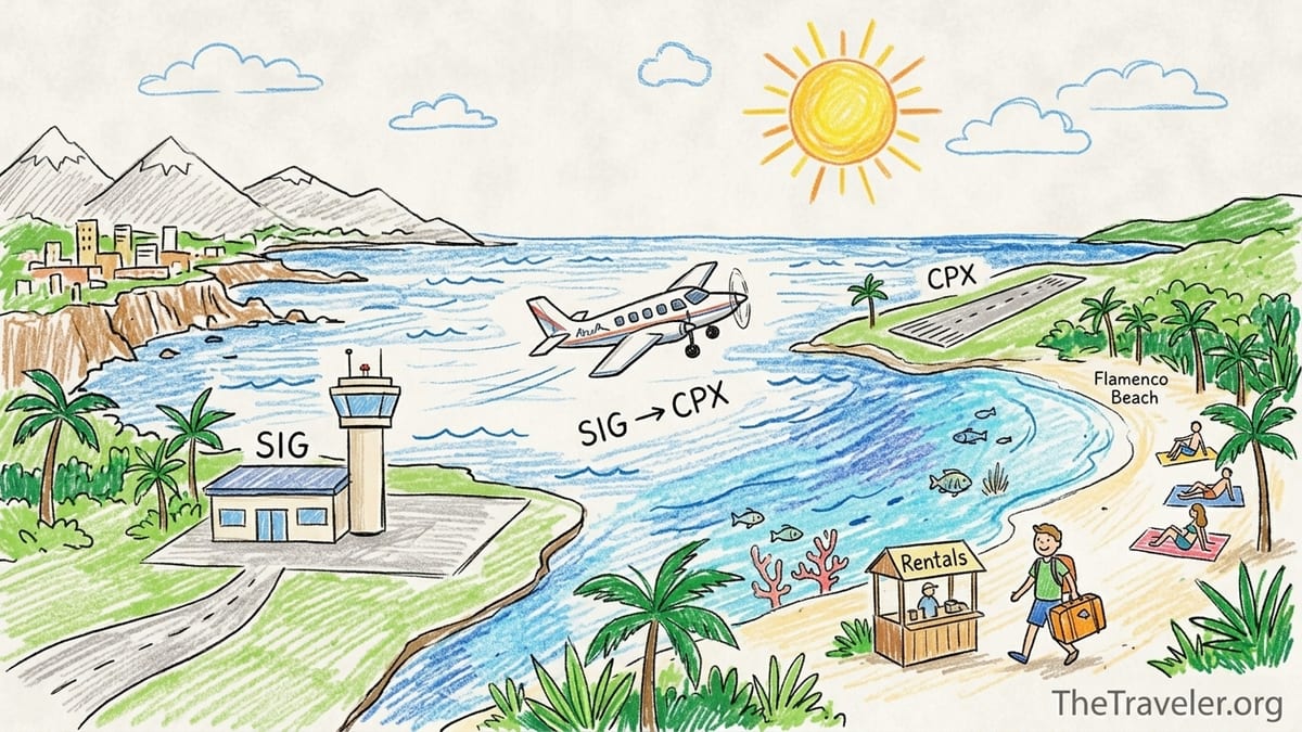 San Juan To Culebra Flights: Isla Grande To Flamenco Beach, Fast