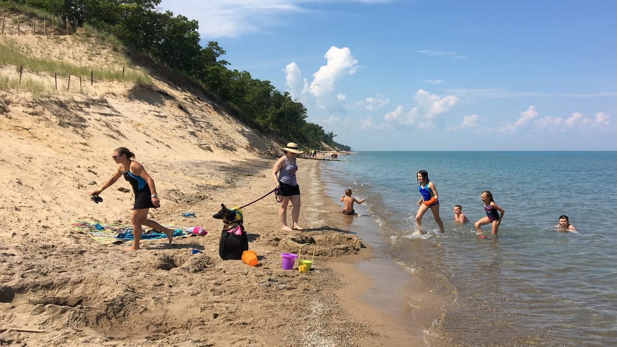 Sand Buries Indiana Dunes Parking Lot, Beach Access Limited