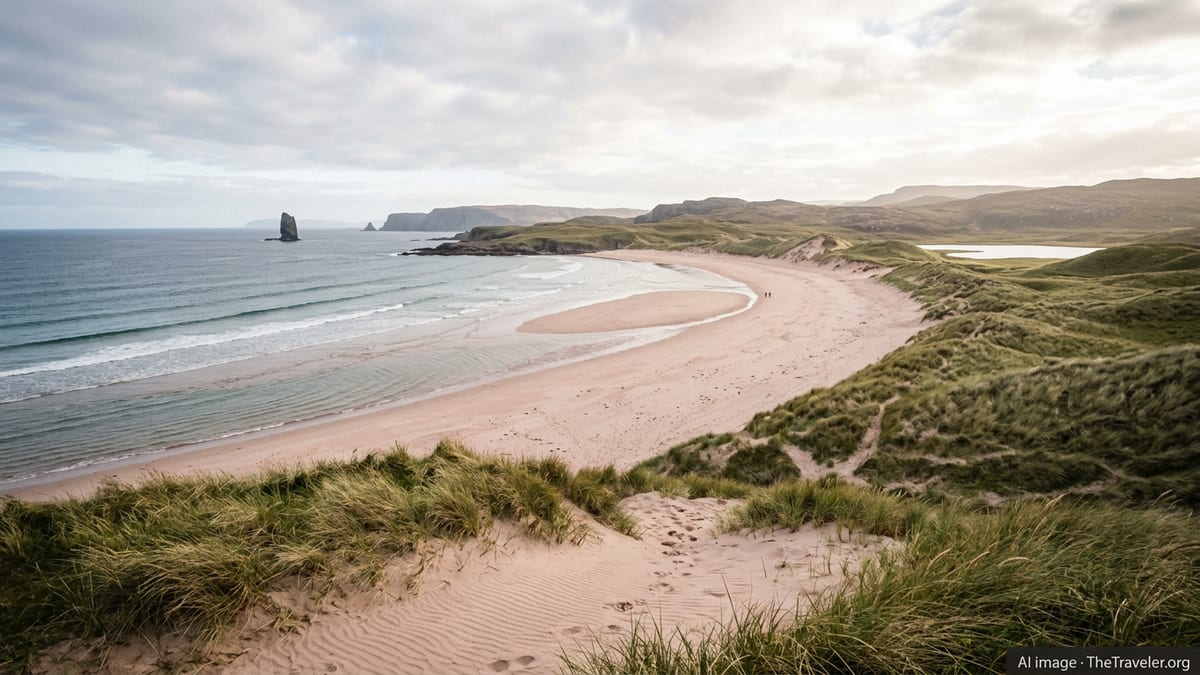Sandwood Bay’s Pink Sands: Scotland’s Remote Coastal Gem
