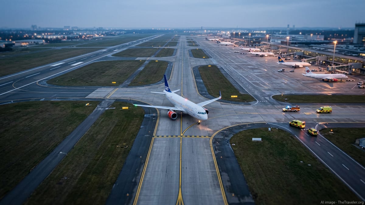 SAS A320neo Aborts High-Speed Taxiway Takeoff at Brussels