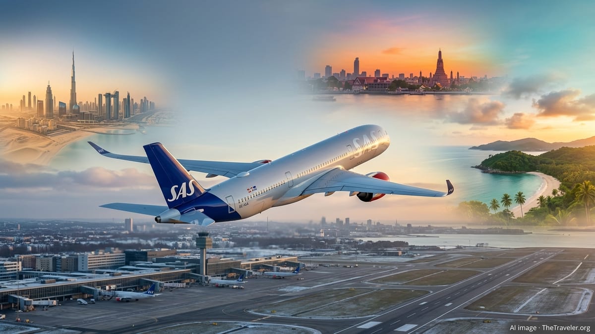 SAS Adds New Copenhagen Flights to Dubai, Bangkok and Phuket for Winter 2026/27