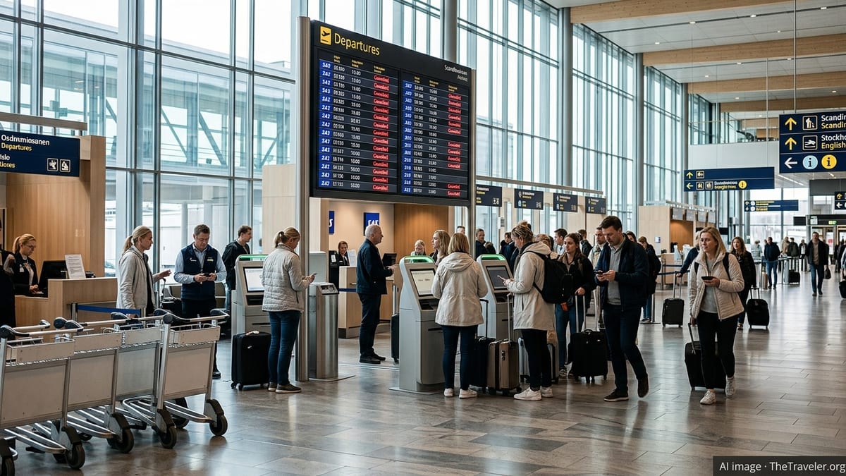 SAS April Cancellations Disrupt Spring Travel Across Scandinavia