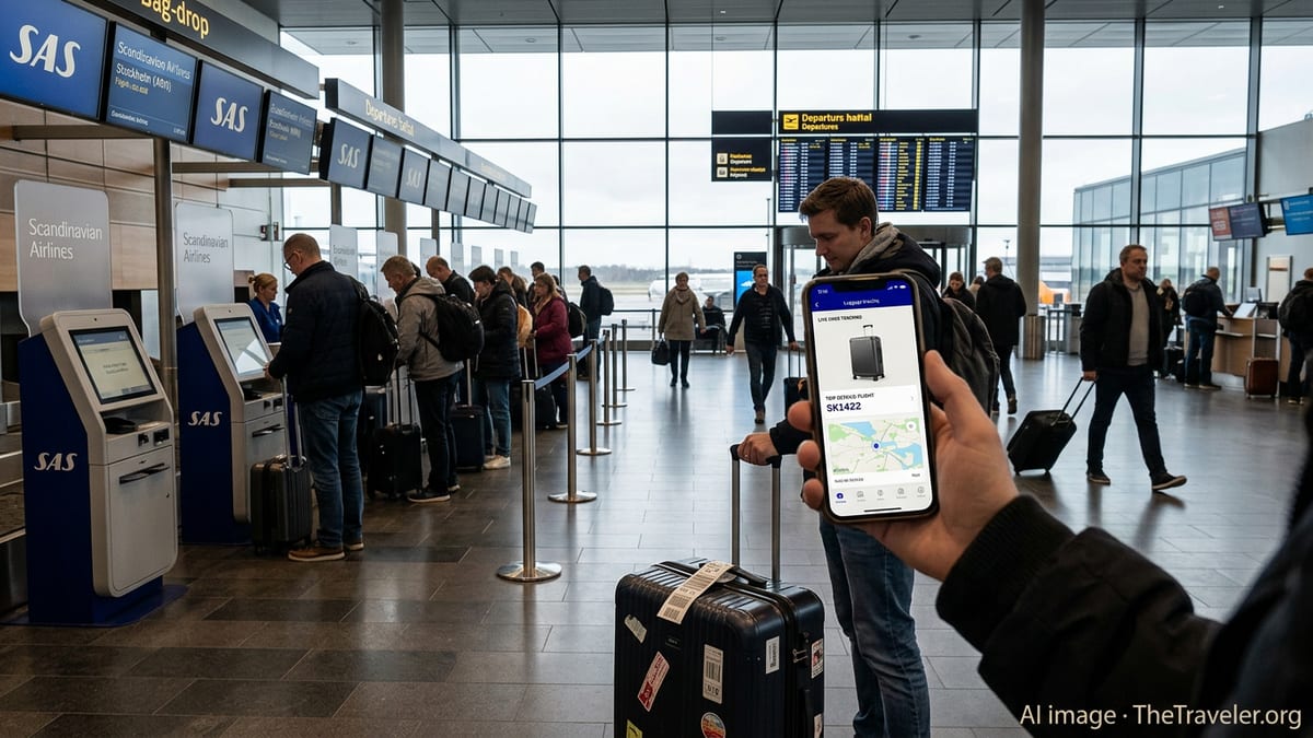 SAS, Google debut real-time luggage tracking in Nordics