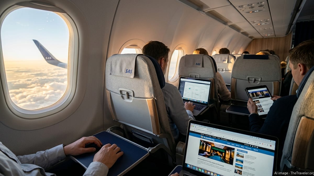 SAS Bets on Starlink WiFi as Airlines Race to Reinvent the Cabin
