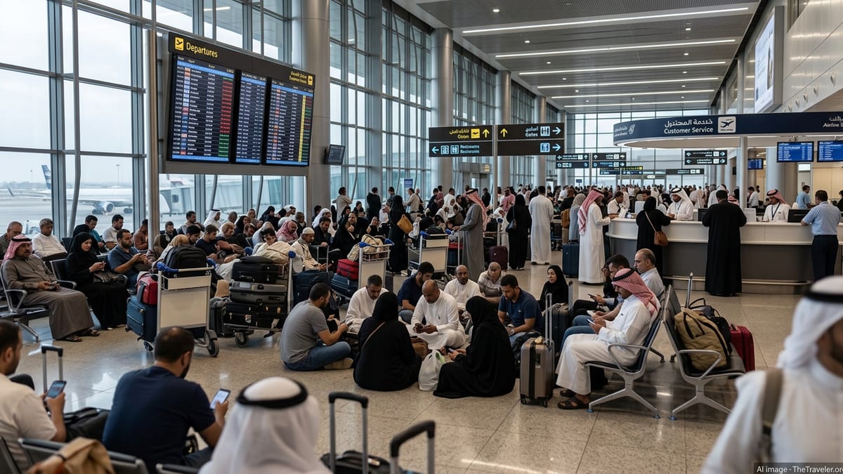 Saudi Flight Chaos Strands Hundreds as 130 Flights Canceled