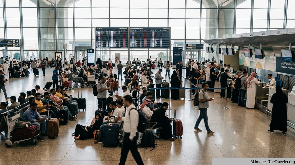 Saudi Airports Reeling as Cancellations and Delays Strand Thousands