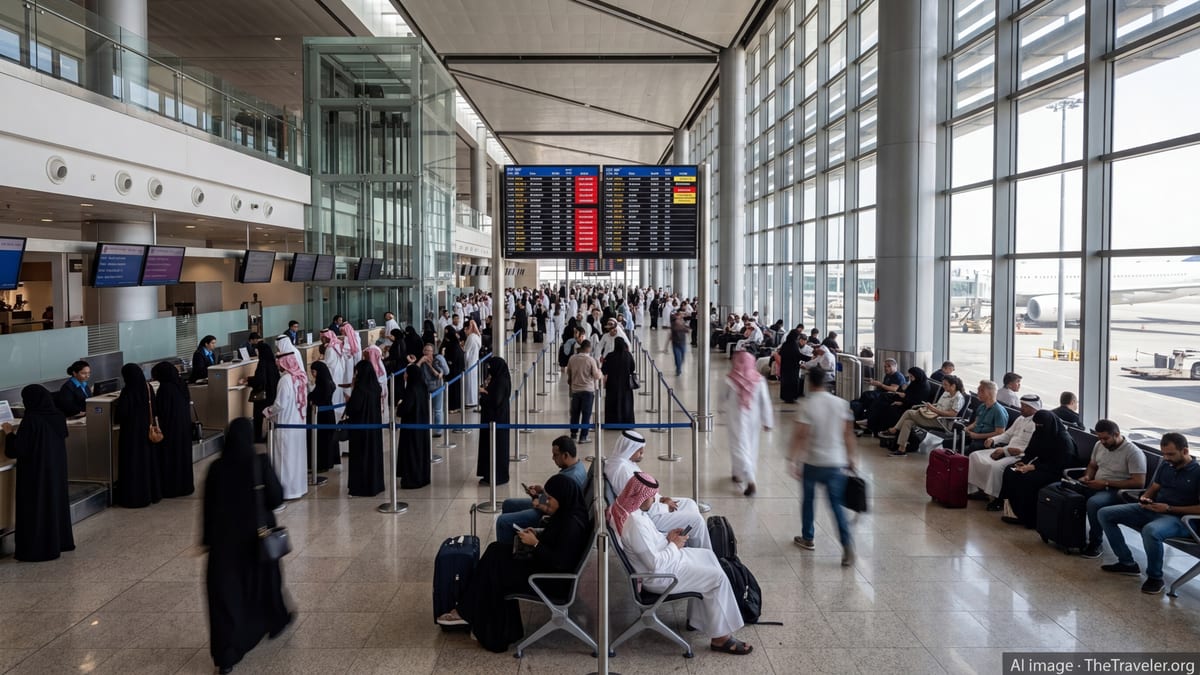 Saudi Airports See Ongoing Disruptions as Cancellations Mount