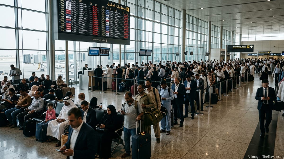 Saudi Airports See 128 Cancellations, 422 Delays Amid Gulf Turmoil
