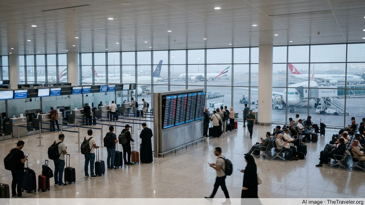 Saudi Flight Disruptions Hit Key Hubs Amid Regional Tensions