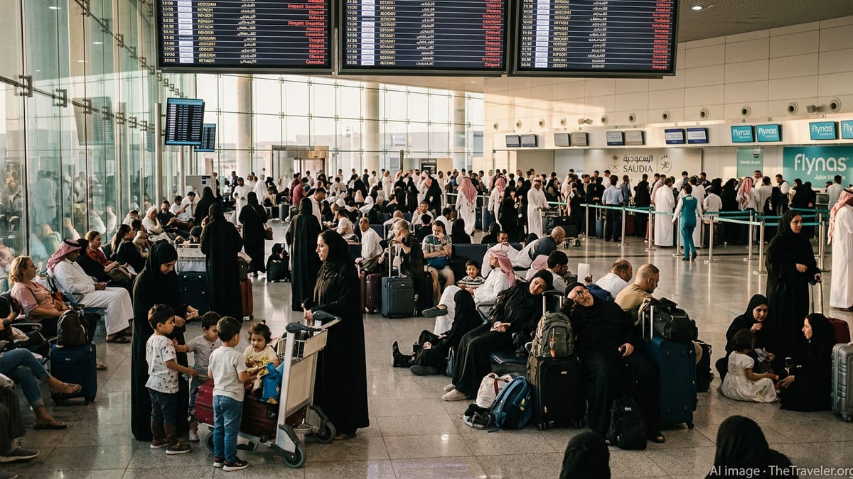 Mass Flight Disruptions Strand Thousands Across Saudi Arabia