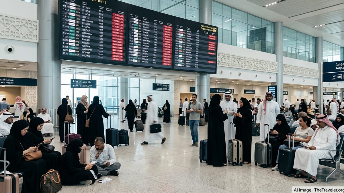 Saudi Flight Chaos: Dozens of Cancellations Hit Major Cities