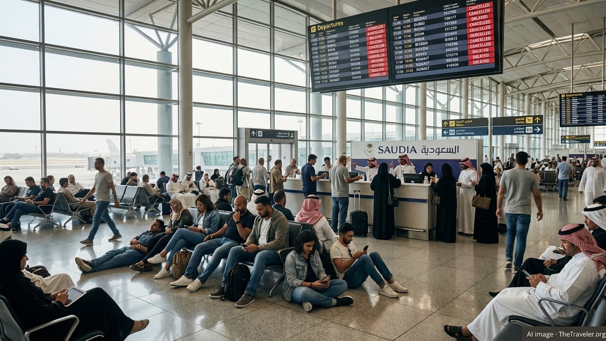 Saudia Grounding Strands Travelers Across Gulf Hubs