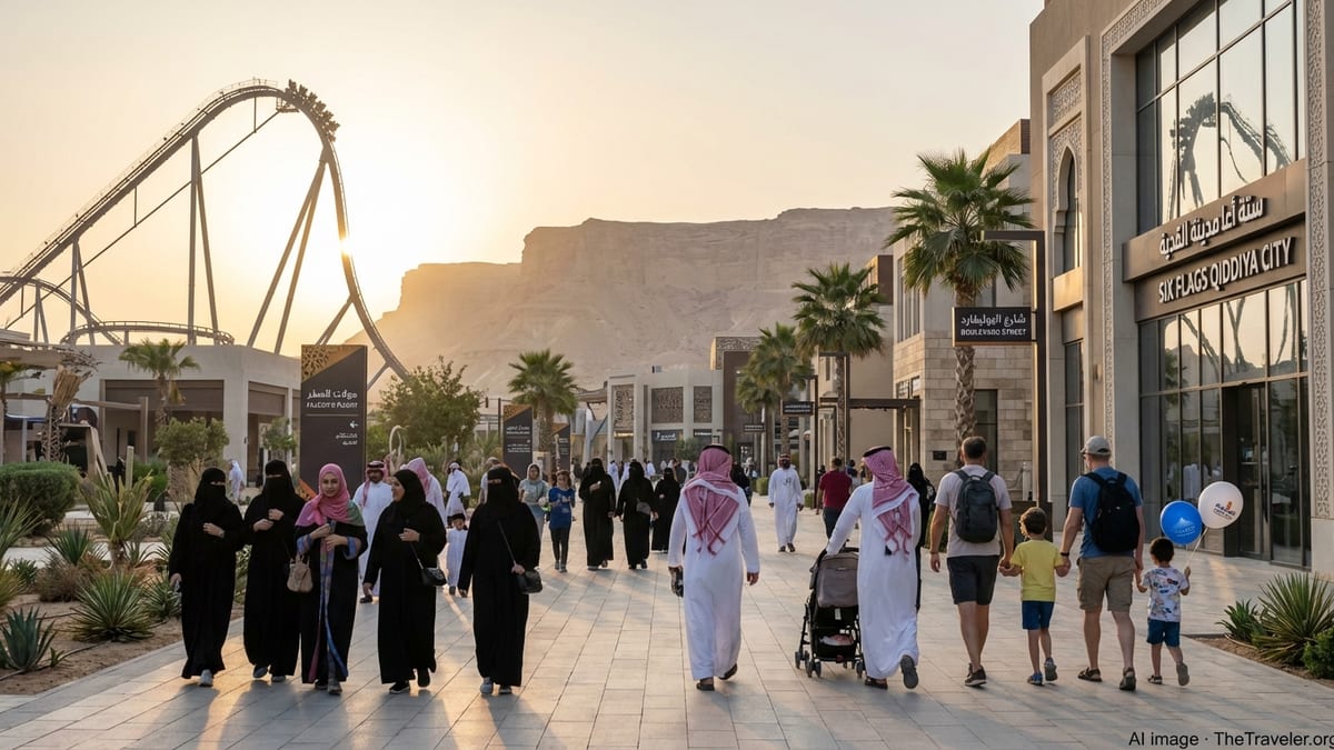 Saudia Tourists Flock to Qiddiya City’s Record-Breaking Parks