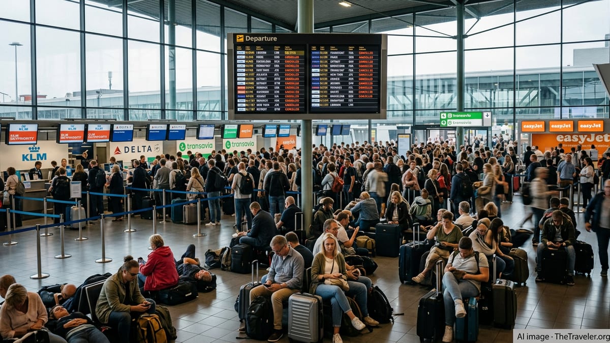 Schiphol Chaos Leaves Passengers Stranded Amid Wave of Delays