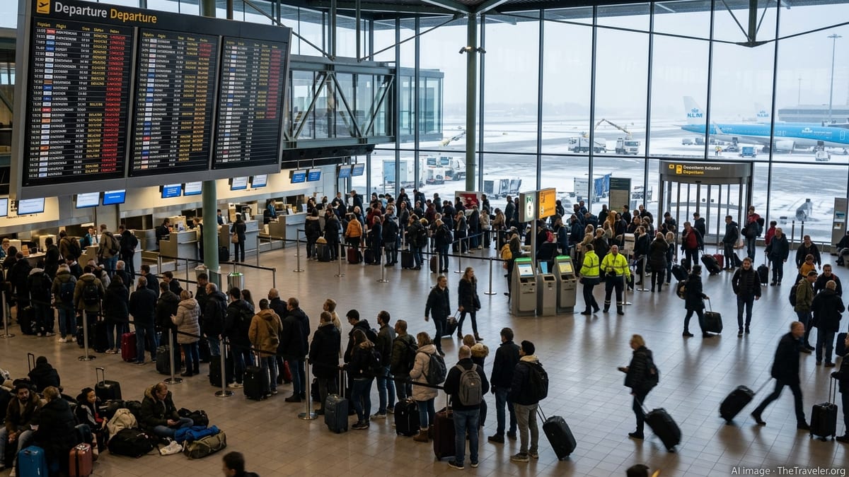Schiphol Chaos: Hundreds of Flights Canceled Amid Winter Turmoil